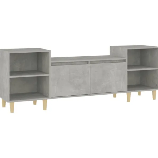 vidaXL Tv-Bänkar>Tv-bänk betonggrå 160x35x55 cm konstruerat trä