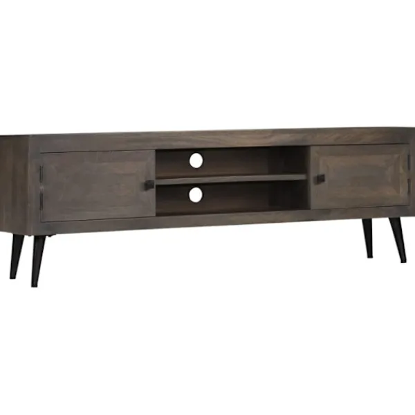 vidaXL Tv-Bänkar>TV-bänk massivt mangoträ 140x30x45 cm