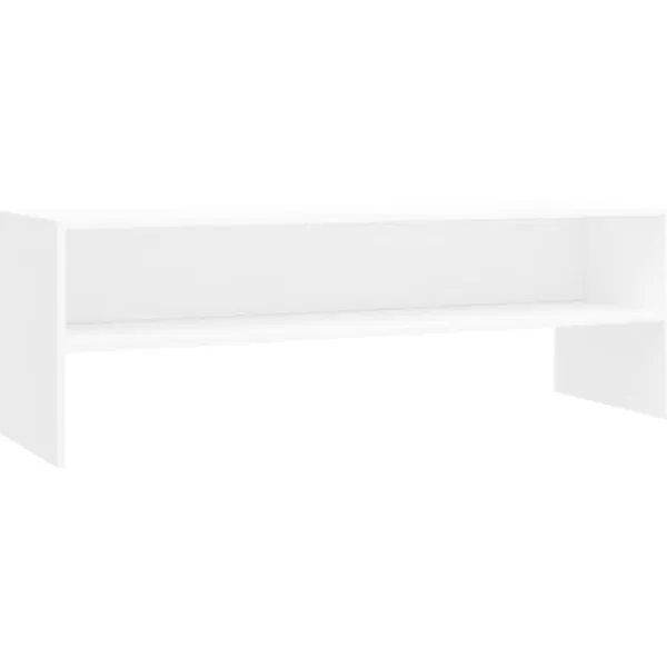 vidaXL Tv-Bänkar>Tv-bänk vit 120x40x40 cm konstruerat trä