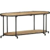 vidaXL Tv-Bänkar>Tv-bänk 100x42x40 cm massivt grovt mangoträ