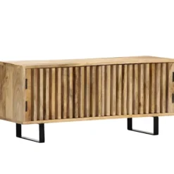 vidaXL Tv-Bänkar>TV-bänk 90x30x40 cm massivt mangoträ