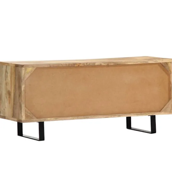 vidaXL Tv-Bänkar>TV-bänk 90x30x40 cm massivt mangoträ
