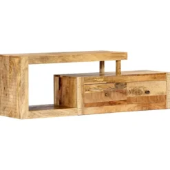 vidaXL Tv-Bänkar>TV-bänk 120x30x40 cm massivt mangoträ
