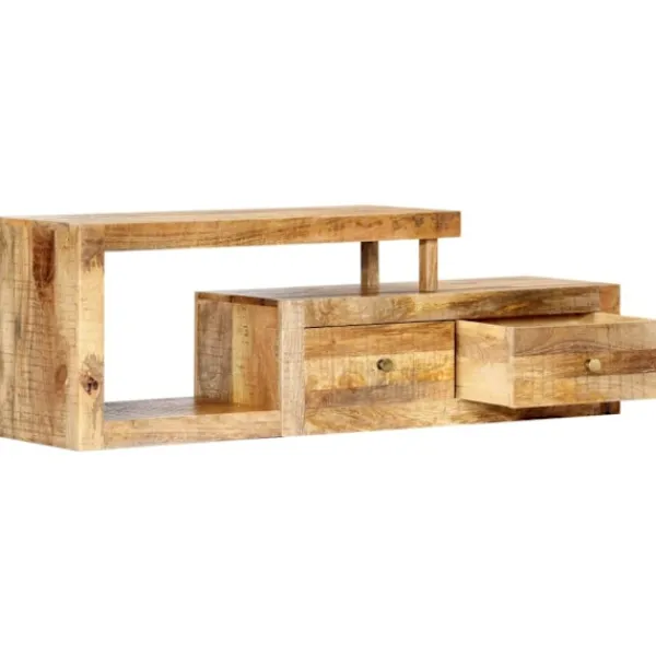 vidaXL Tv-Bänkar>TV-bänk 120x30x40 cm massivt mangoträ