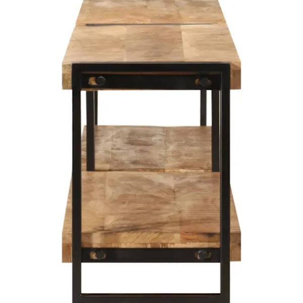 vidaXL Tv-Bänkar>Tv-bänk 200x30x40 cm massivt mangoträ