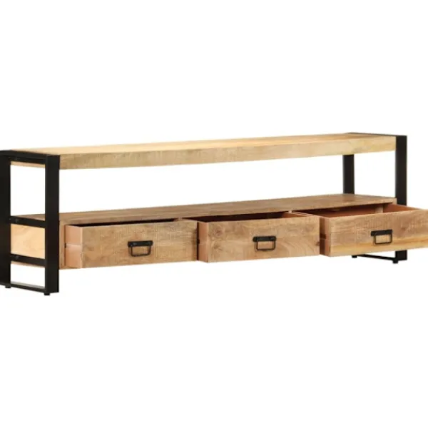 vidaXL Tv-Bänkar>TV-bänk 150x30x45 cm massivt mangoträ