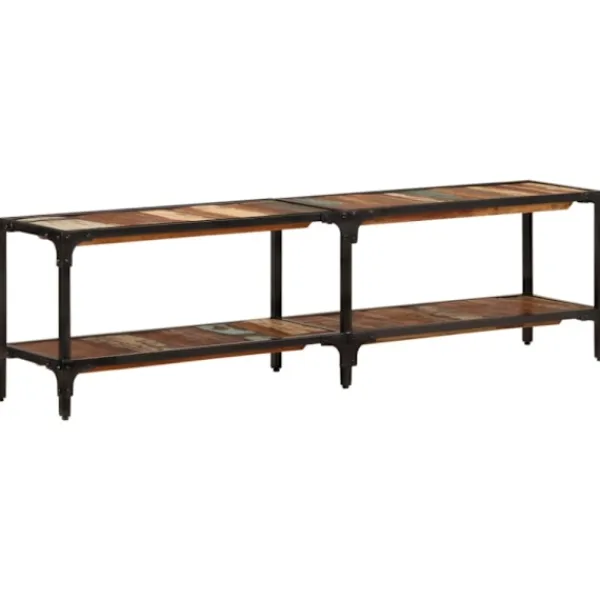 vidaXL Tv-Bänkar>Tv-bänk 150x30x41 cm massivt återvunnet trä