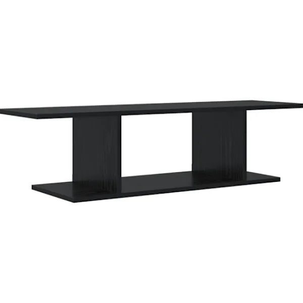 vidaXL Tv-Bänkar>TV-bänkset Svart 103 x 30 x 26,5 cm Konstruerat trä