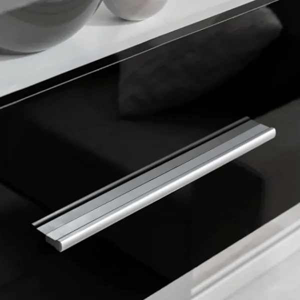 vidaXL Tv-Bänkar>TV-möbel med väggskåp och LED 5 delar svart