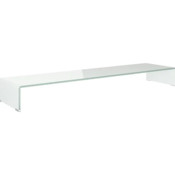 vidaXL Kontorsmöbler>Tv/monitor-ställ glas grön 120x30x13 cm