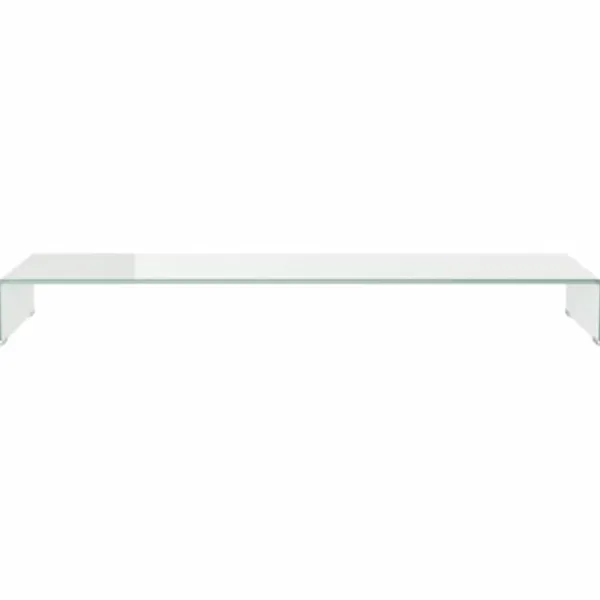 vidaXL Kontorsmöbler>Tv/monitor-ställ glas grön 120x30x13 cm