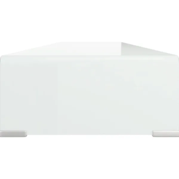 vidaXL Kontorsmöbler>Tv/monitor-ställ glas grön 120x30x13 cm