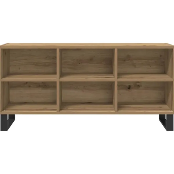 vidaXL Tv-Bänkar>TV-skåp Artisan Ek 103,5 x 30 x 50 cm Konstruerat trä