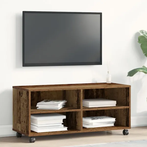 vidaXL Tv-Bänkar>TV-skåp Brun 90 x 35 x 40,5 cm Konstruerat trä