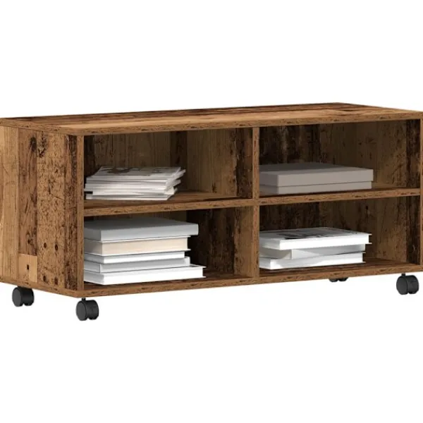 vidaXL Tv-Bänkar>TV-skåp Brun 90 x 35 x 40,5 cm Konstruerat trä