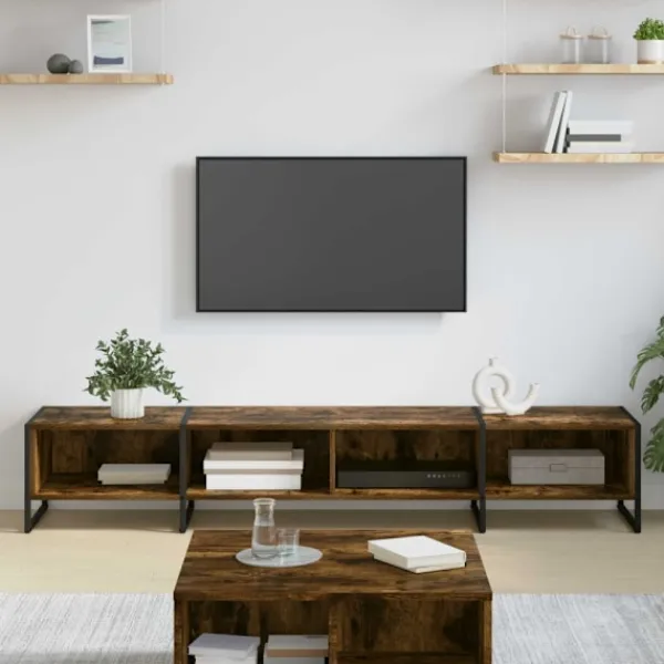 vidaXL Tv-Bänkar>TV-skåp Rökek 170.5 x 36 x 30.5 cm Konstruerat trä