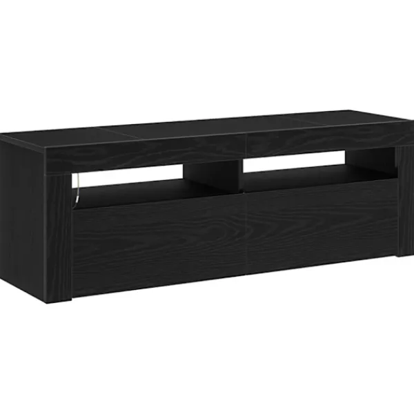 vidaXL Tv-Bänkar>TV-skåp Svart Ek 120 x 35 x 40 cm Konstruerat trä