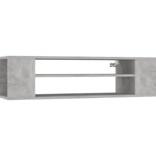 vidaXL Tv-Bänkar>TV-väggskåp betonggrå 100x30x26,5 cm konstruerat trä