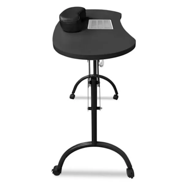 UISEBRT Sminkbord>mobilt nagelbord med låda och förvaringsväska - - 98 x 44 x 77 cm