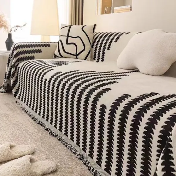 Soffor>Universal soffa, en del, heltäckande chenillesofföverdrag