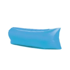 Unbranded Sittsäckar>Uppblåsbar Lounger Luftstol Soffsäng Sovsäck Soffa för Strand Camping Sjö Trädgård (Blå)