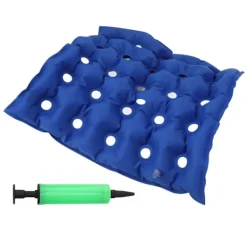 Sittsäckar>Uppblåsbara sittdynor med uppblåsare Ventilera PVC fyrkantig rullstolsluftkudde för kontorsstolar Rullstolar
