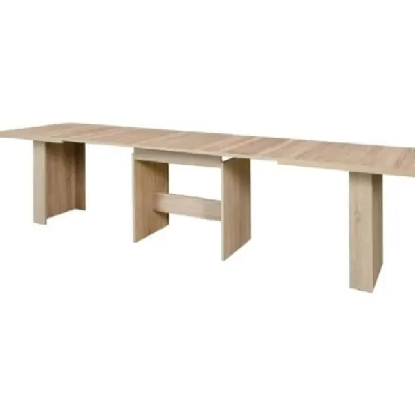 Matbord>Utdragbart matbord för 6 till 12 personer modern stil - MIDDAG - L 140-273 x B 90 cm