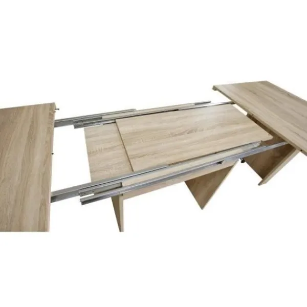 Matbord>Utdragbart matbord för 6 till 12 personer modern stil - MIDDAG - L 140-273 x B 90 cm