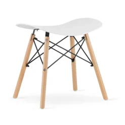 Valora Pallar>CORFU Pall Vit Ergonomisk Design för Kök x2