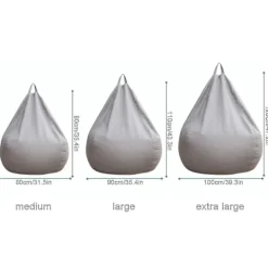 Sittsäckar>Varumärke Extra Large Sittpuff Stolar Soffa Överdrag Inomhus Lat Sittpuff För Vuxna Barn Hotsale!