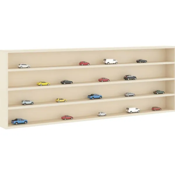 vidaXL Hyllor>Väggdisplay med hylla Beige 100 x 8,5 x 36 cm Konstruerat trä
