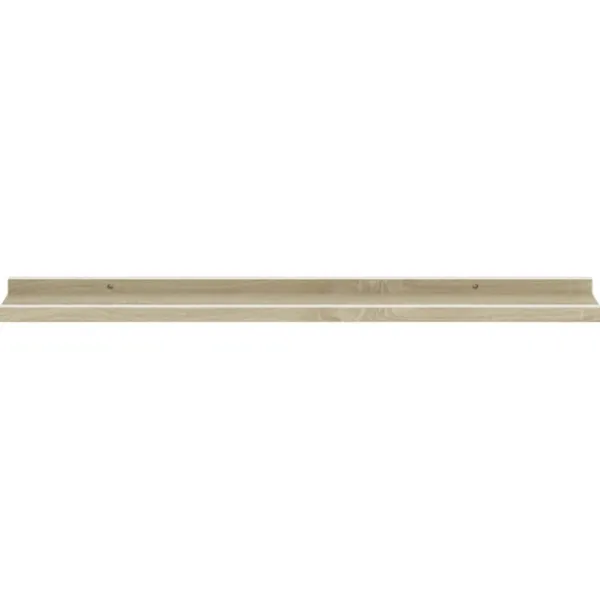 vidaXL Hyllor>Vägghyllor 4 st vit och sonoma-ek 80x9x3 cm