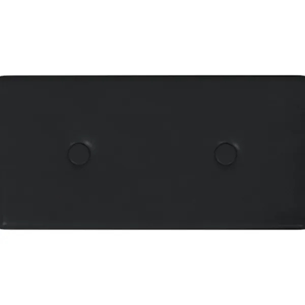 vidaXL Sängar>Väggpaneler 12 st svart 30x15 cm konstläder 0,54 m²