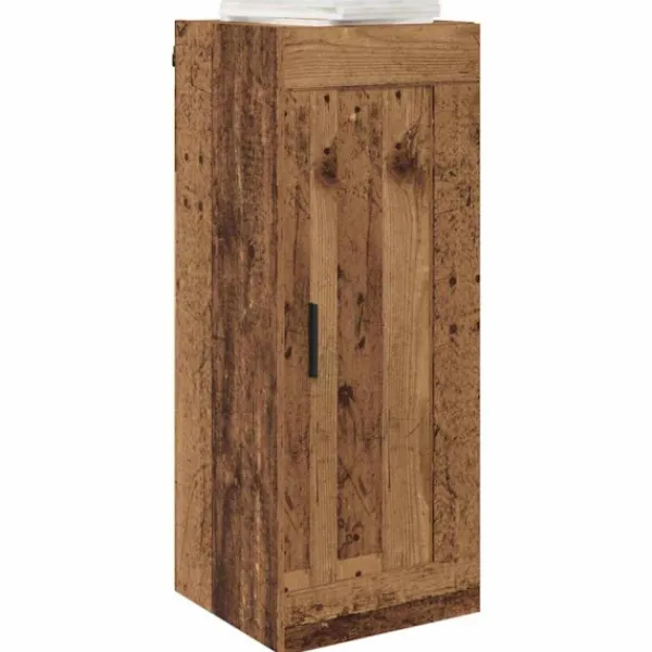 vidaXL Skåp>Väggskåp Gammalt trä 34,5 x 34 x 90 cm Konstruerat trä