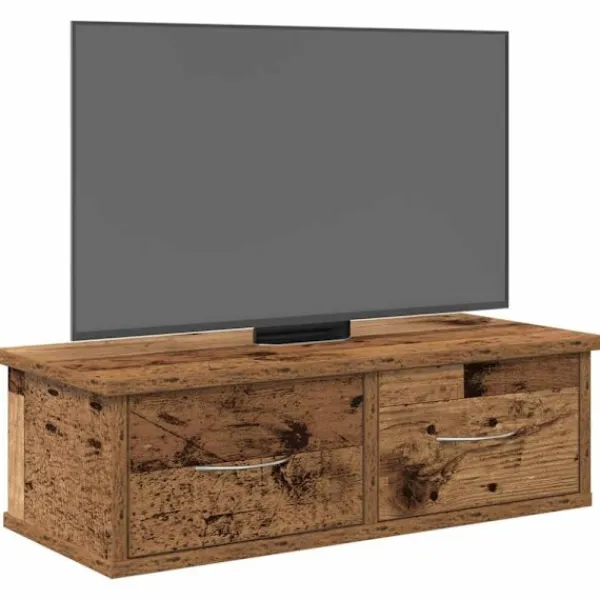 vidaXL Tv-Bänkar>Väggskåp gammalt trä 60x26x18,5 cm konstruerat trä