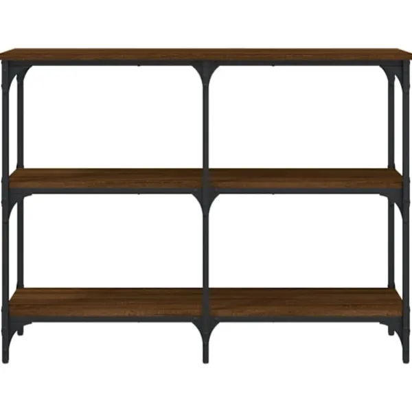vidaXL Hyllor>Avlastningsbord ek 100x29x75 cm konstruerat trä