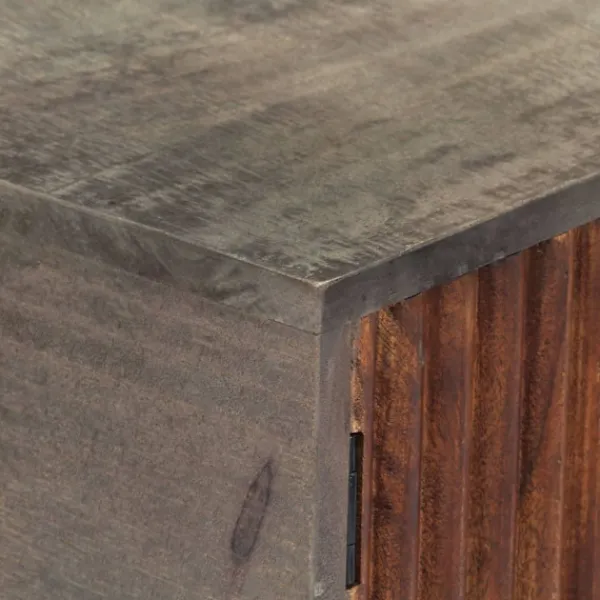 vidaXL Sideboards>Avlastningsbord 120x35x75 cm massivt grovt mangoträ