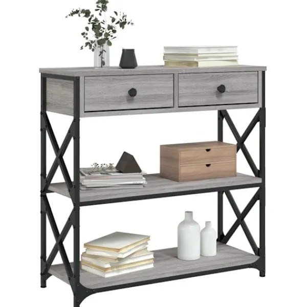 vidaXL Småbord>Avlastningsbord sonoma 75x28x75 cm konstruerat trä