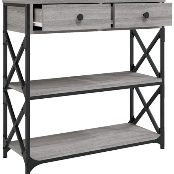 vidaXL Småbord>Avlastningsbord sonoma 75x28x75 cm konstruerat trä