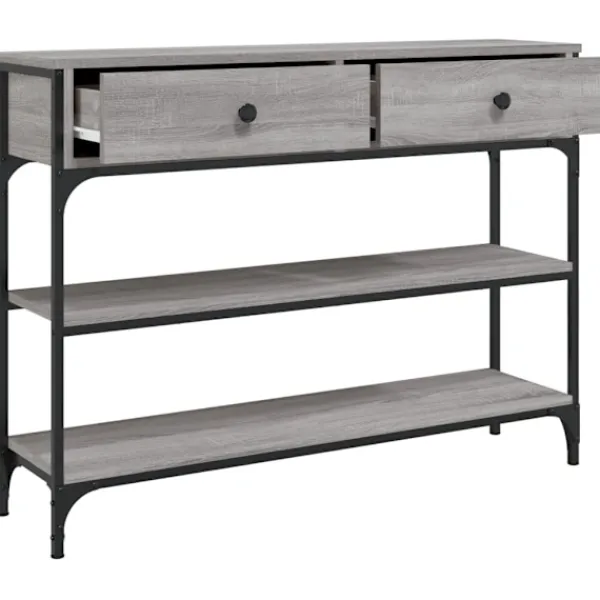 vidaXL Småbord>Avlastningsbord sonoma 100x25x75 cm konstruerat trä