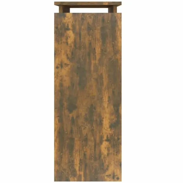 vidaXL Småbord>Avlastningsbord rökfärgad ek 80x30x80 cm konstruerat trä