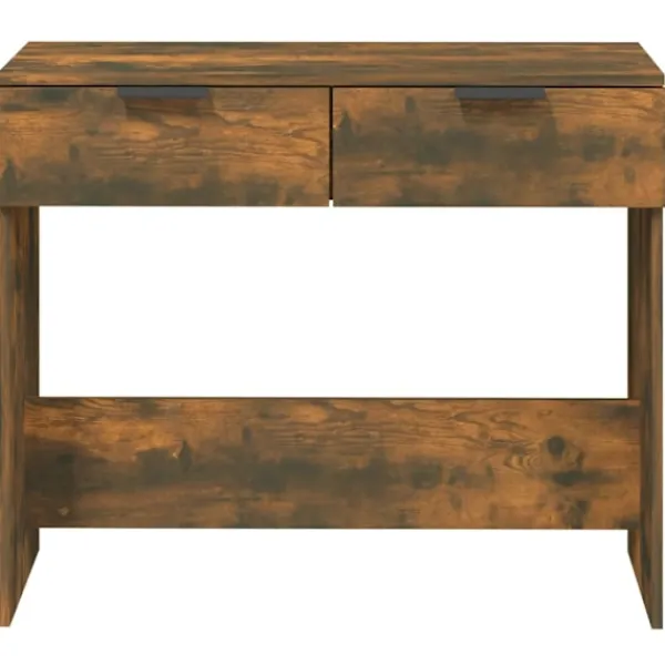 vidaXL Småbord>Avlastningsbord rökfärgad ek 90x36x75 cm konstruerat trä