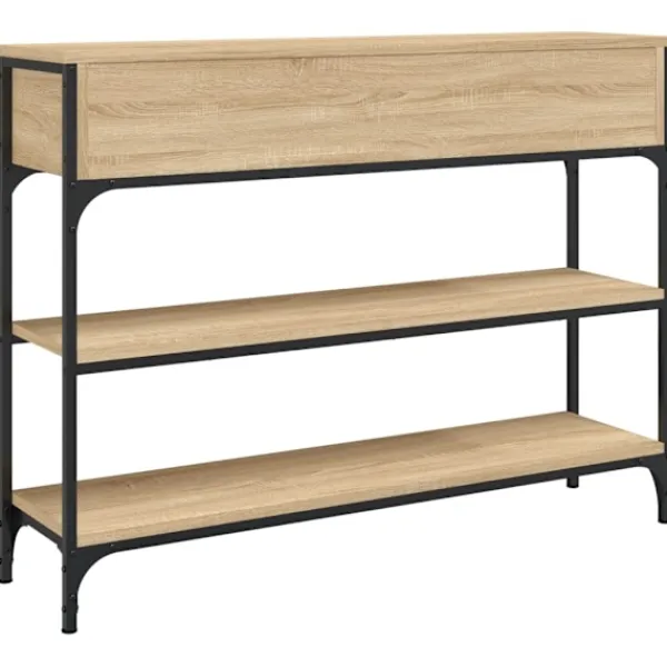 vidaXL Småbord>Avlastningsbord sonoma-ek 100x25x75 cm konstruerat trä