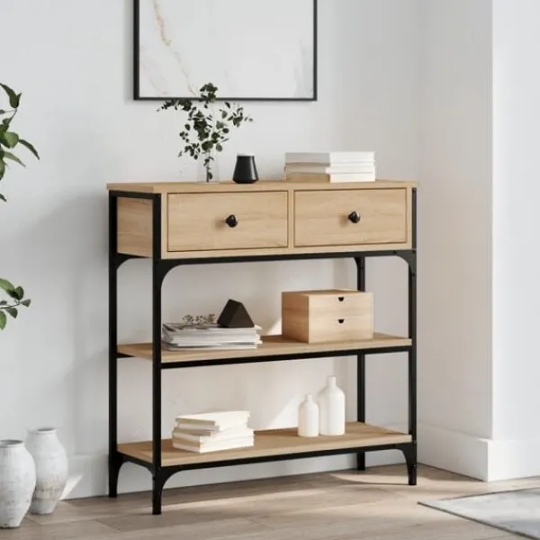 vidaXL Småbord>Avlastningsbord sonoma-ek 72,5x25x75 cm konstruerat trä