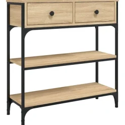 vidaXL Småbord>Avlastningsbord sonoma-ek 72,5x25x75 cm konstruerat trä