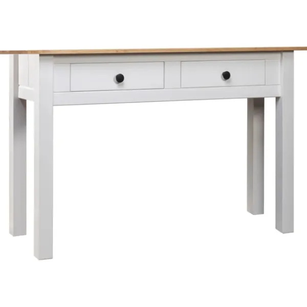 vidaXL Småbord>Avlastningsbord 110x40x72 cm massiv furu panama