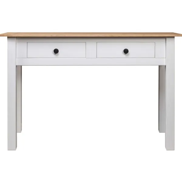 vidaXL Småbord>Avlastningsbord 110x40x72 cm massiv furu panama