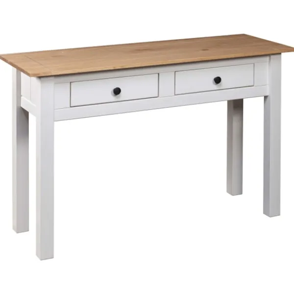vidaXL Småbord>Avlastningsbord 110x40x72 cm massiv furu panama