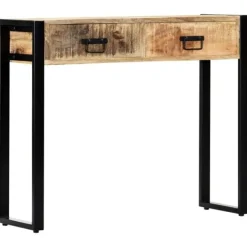 vidaXL Småbord>Avlastningsbord 90x30x75 cm massivt mangoträ