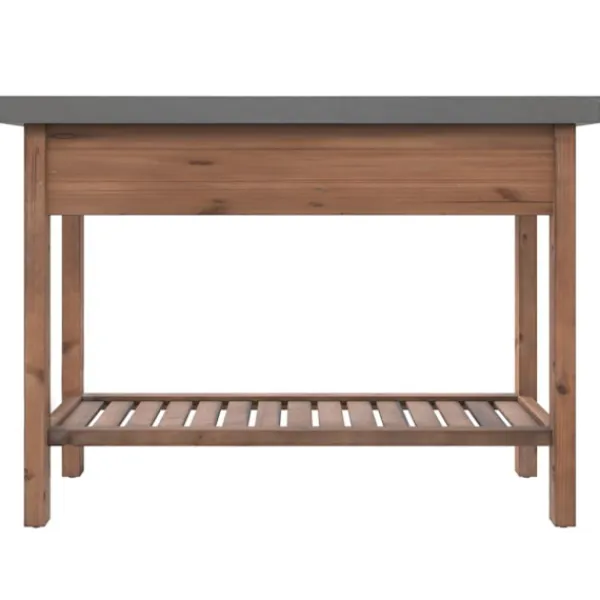 vidaXL Småbord>Avlastningsbord 110x35x80 cm massivt granträ